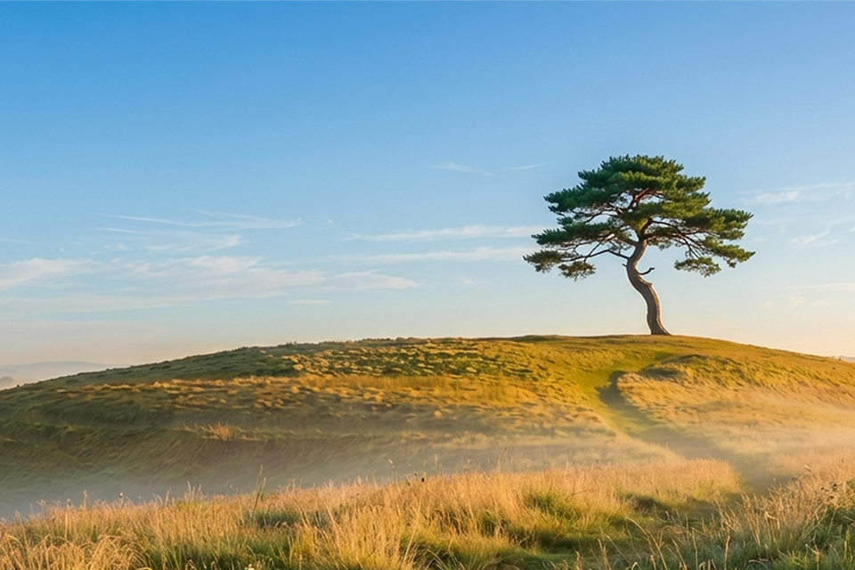 자연으로 돌아가 영면하다